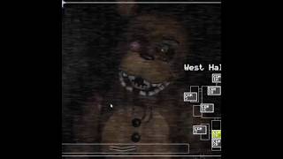Freddy Suit from the Game Over screen appears during the night in FNaF 1