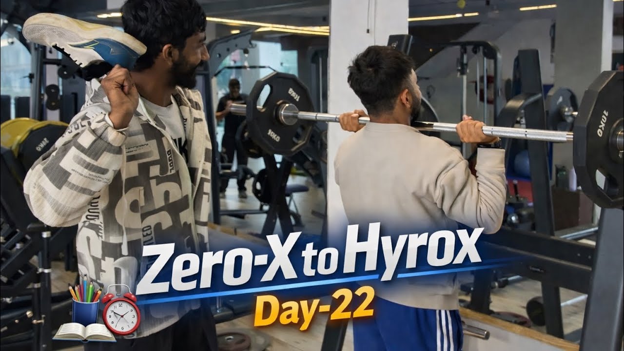 🔥 ZERO-X to HYROX — Day 22| Fitness Transformation Journey Begins 🔥