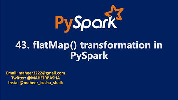43. flatMap() transformation in PySpark | Azure Databricks #spark #pyspark #azuresynapse #azure