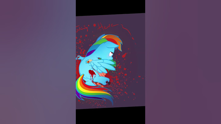 Trigger warning ⚠️ mlp characters dead/hurt
