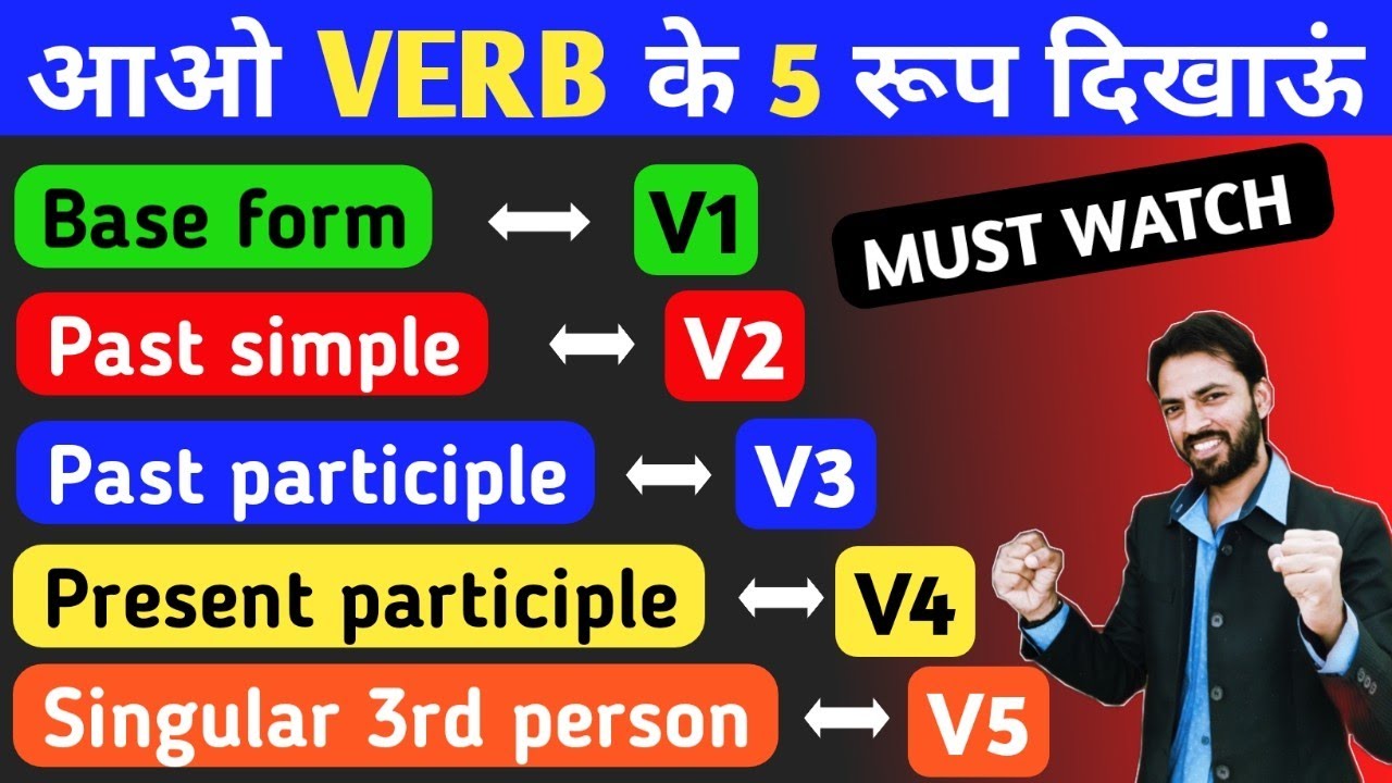 Verbs की 5 Forms आज ही सीखो | V1, V2, V3, V4, V5 क्या होती है? कैसे Use ...