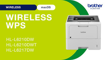 HLL6210DW set up wireless with WPS - Mac
