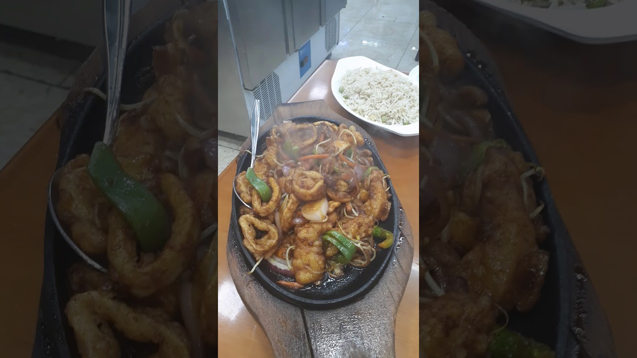 Sizzling seafood
