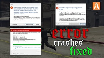 Fix Fivem All Error & Crashes | Directx Error | DirectX query, DXGI ERROR DEVICE HUNG