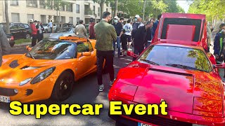 🇫🇷 Super car Event in Paris just in front of Invalides