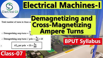Calculation of Demagnetizing and Cross Magnetizing Ampere Turns