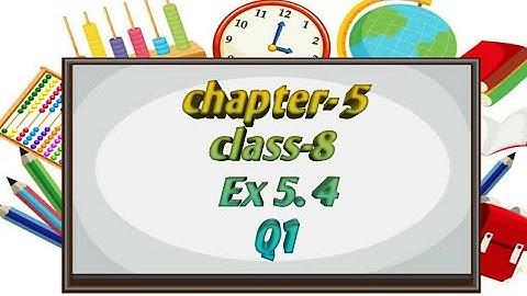 Ex-5.4 Q1 l chapter-5 l circle and its element l class-8 l cg board l