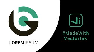 জ্যামিতিক আকার ব্যবহার করে G + B লোগো তৈরি | ভেক্টর ইঙ্ক টিউটোরিয়াল screenshot 5