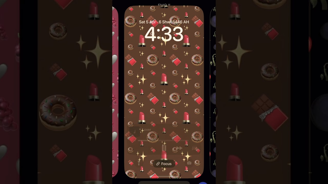 Aesthetic emoji wallpaper for iPhone✨🎀