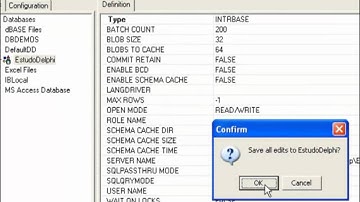 Conexão com Banco usando Delphi  - BDE Administrador