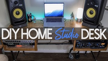Ultimate DIY Home Studio Desk - Setup & Tour