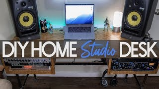 Meet my Home Studio Desk! This was a custom built desk to perfectly fit my music studio. Enjoy the setup tour! 2:23 - THE BUILD 3: