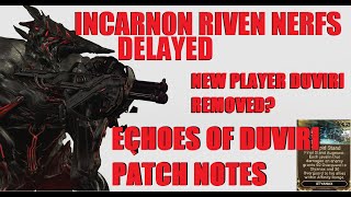 [WARFRAME] ECHOES OF DUVIRI Full Patch Notes Overview New Augments/Big Qol