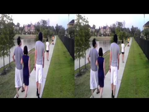 2012.06.02 - family walk around the lake (3D)