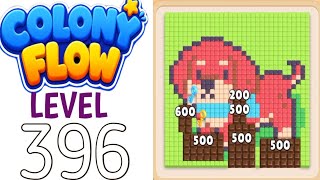 Colony flow level 396 walkthrough solution 