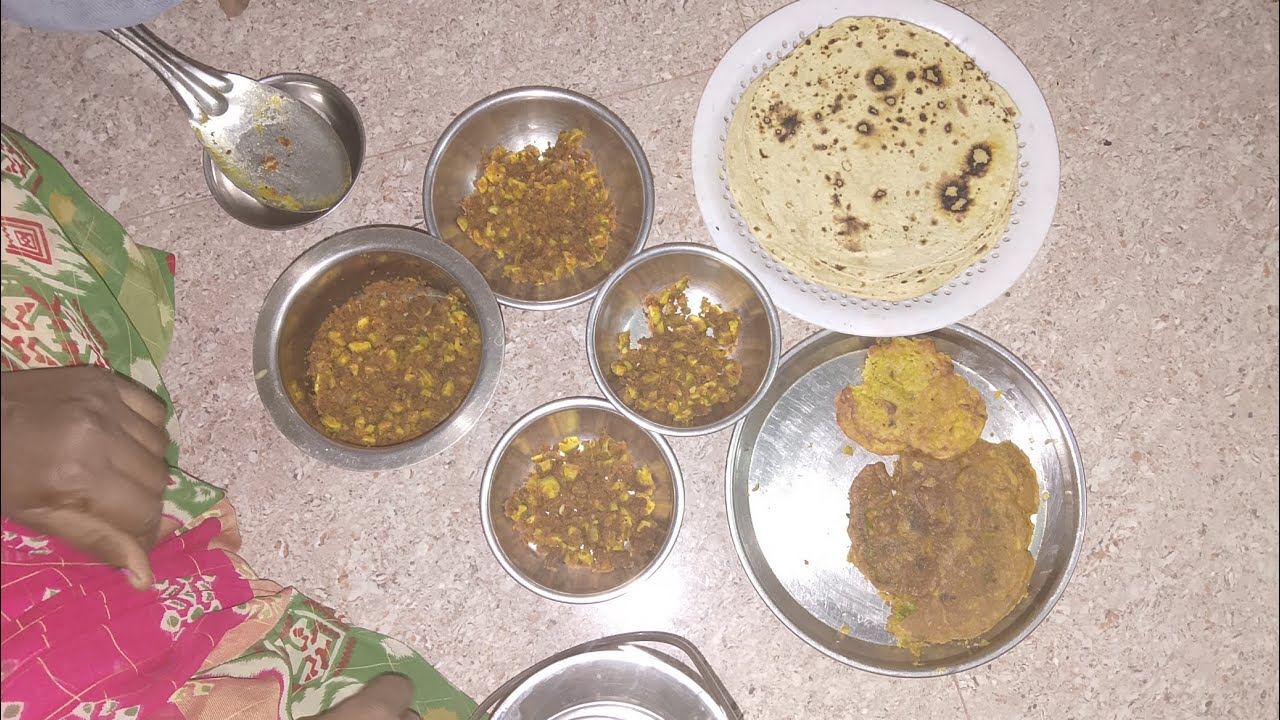 આજે અમે કારેલા નું શાક અને કુબલા બનાવ્યા 