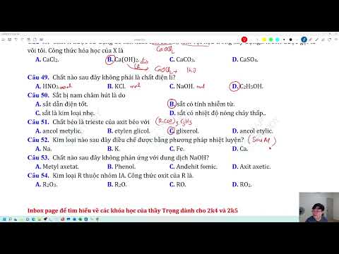 ĐỀ THI THỬ MÔN HÓA HỌC SỞ GIÁO DỤC HÀ NỘI