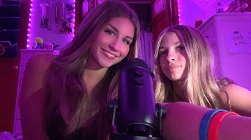 ASMR// MY COUSIN TRIES ASMR… REALLY TINGLY ( TAPPING, SCRATCHING, MOUTH SOUNDS, ETC )