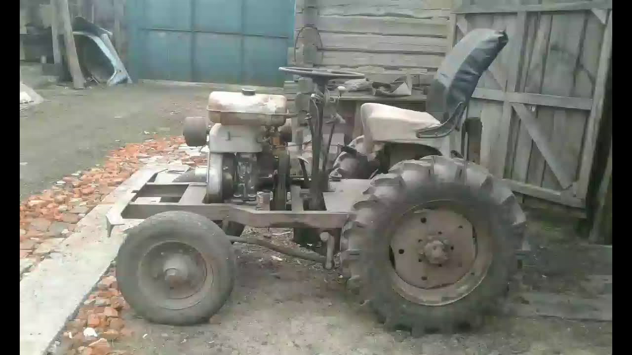 Трактор с двигателем зид