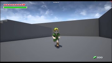 Unreal Engine 4 Zelda Oot  New Link and HUD Test
