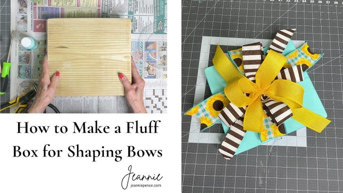 Let's make a bow using deluxe ez bow maker! #crafttok #wreathmaker #tu