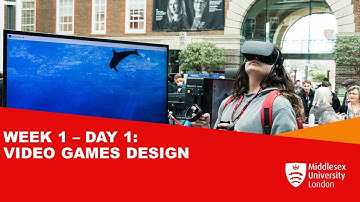 Week 1 -  Day 1 - Video Game Design