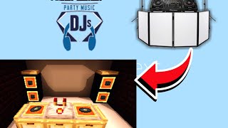 How To Make A Dj Booth In Minecraft