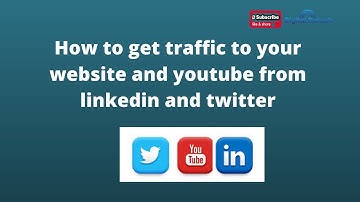 How to get traffic to your website and youtube from linkedin and twitter ||  Digital Rakesh