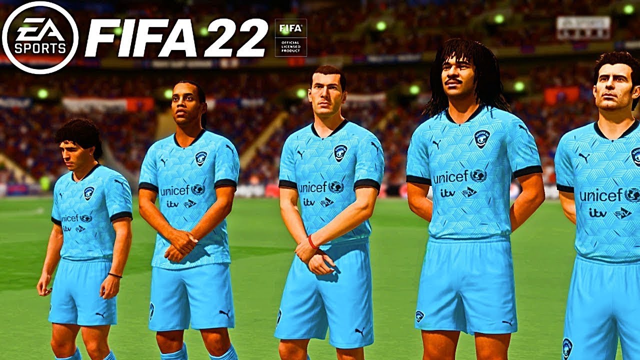 FIFA 22 PS5 - Soccer AID Vs MLS All Stars Ft. Pele, Maradona