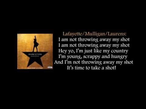 Hamilton - My Shot lyrics