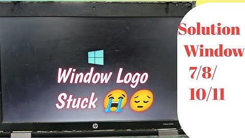 How To Fix Window 7/8/10/11 Stuck On Starting Window Logo Loading Screen Problem 2024#computer#stuck