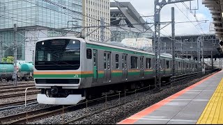 【良い音♪】E231系1000番代ヤマU520編成＋ヤマU57編成　2547Y列車加速通過