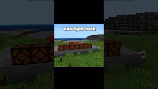 auto light hack|#minecraft#shorts