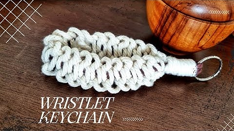 Pastime Creation/you must know how to make easy wristlet keychain/diy tutorial?