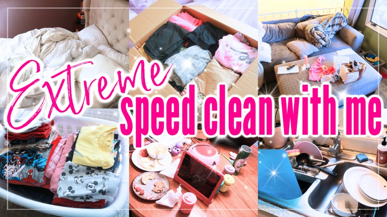 *NEW* EXTREME SPEED CLEAN WITH ME! WHOLE HOUSE CLEANING MOTIVATION 2023 ...