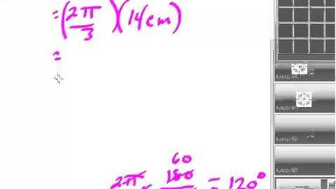 [PRE CALC]  Areas of circular sector
