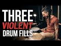 3 Violent Fills | Drum Lesson w/ OrlandoDrummer