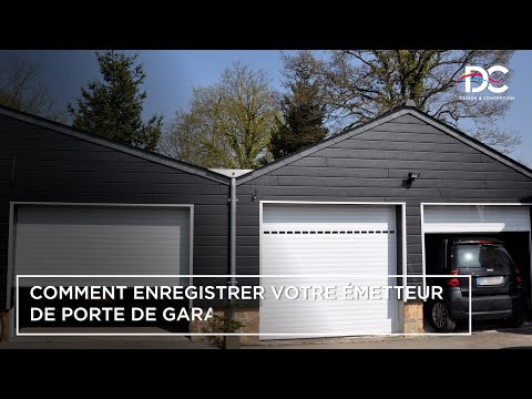 Enregistrement émetteur sur moteur Somfy Rollixo RTS pour porte de garage.