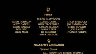 What if - The Lion King (1994) original theatrical end credits