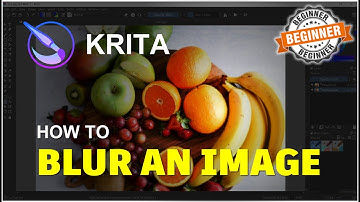 Krita How To Blur Tutorial