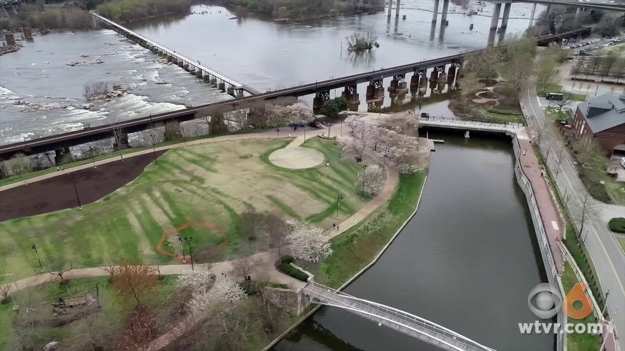 Brown's Island in Richmond is virtually deserted YouTube