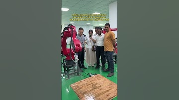 Painting robot arm span 1.8m and load 20kg.  #industrial #robot  #six-axis robot