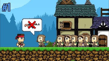 Dan The Man Gameplay Walkthrough Stage 8-1-1 (Easy) #1