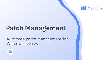 Patch Management in Miradore