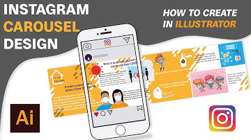 How to create Carousel Design in Illustrator | Instagram Post Design | Creative Graphic