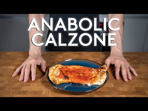 ANABOLIC CALZONE RECIPE Homemade  Low Calorie Pocket Pizza that is Macro Friendly