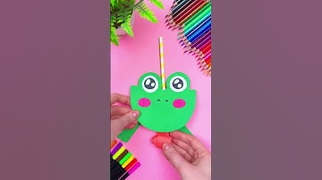 Hop Into Creativity! Make a Frog Step by Step! 🐸✂️