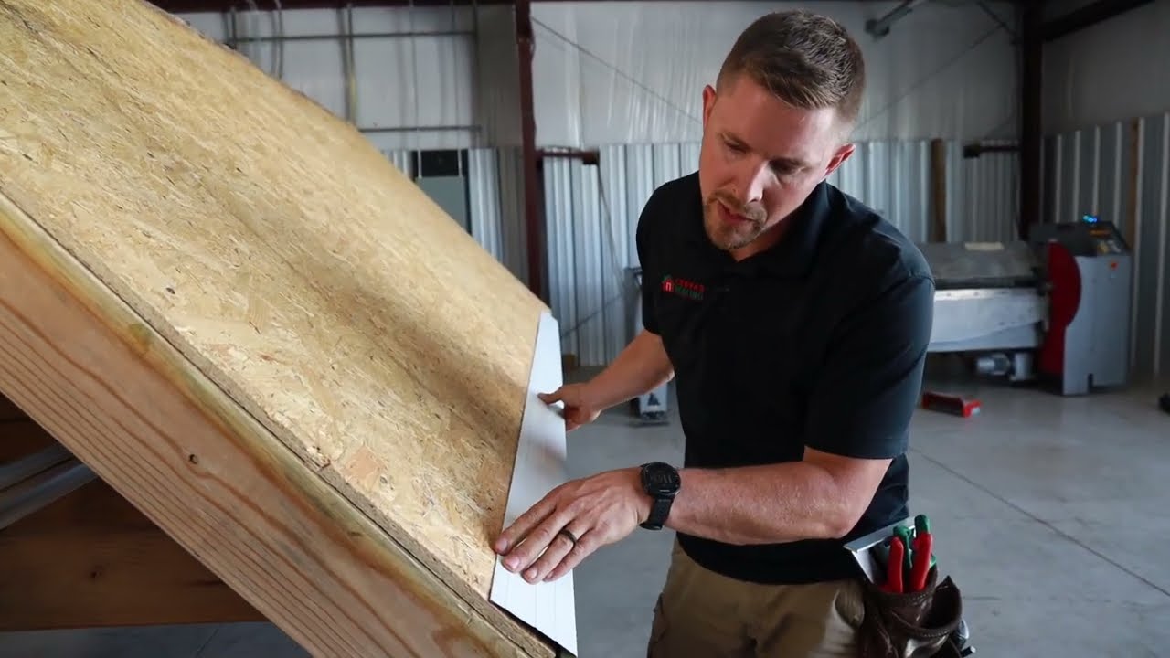 How to instal drip edge on a roof Cenvar Roofing YouTube