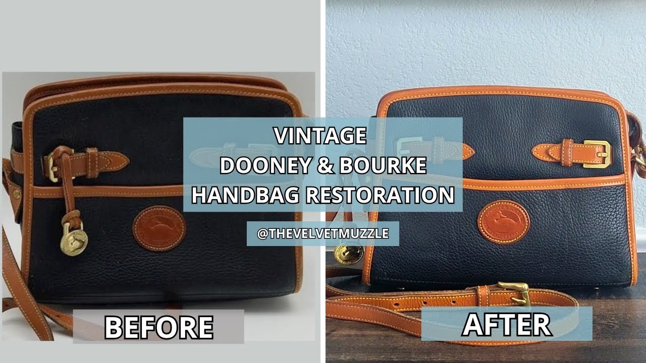 How to Clean & Restore a Vintage Dooney & Bourke Buckle Zip Top