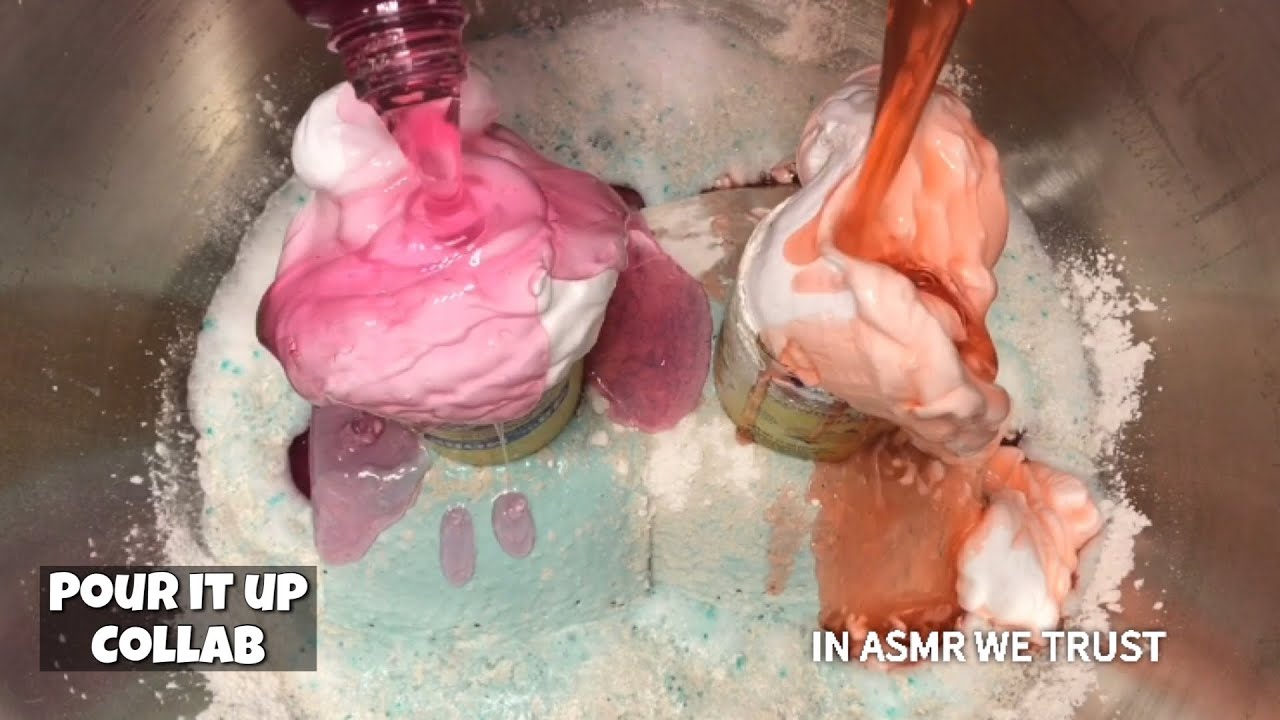 ASMR⛲️Pour it up Collab-Day 4 ✨New Clamshell Sponges✨SOS, Blanca Nieves, Shaving Cream + Dish Soap